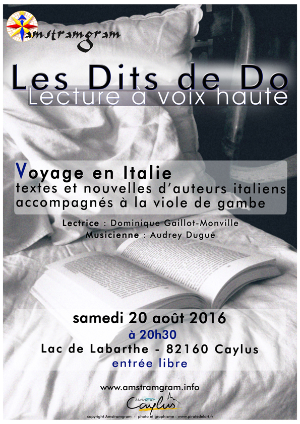 affiche les Dits de Do - Voyage en Italie - 20 aot 2016